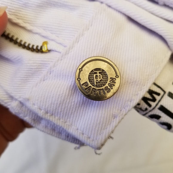 Men's White Jeans from Partisan Jeans Size 34W 30L - Picture 4 of 14